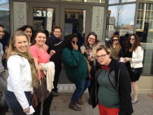 Theatre students in Louisville for the Humana Festival.