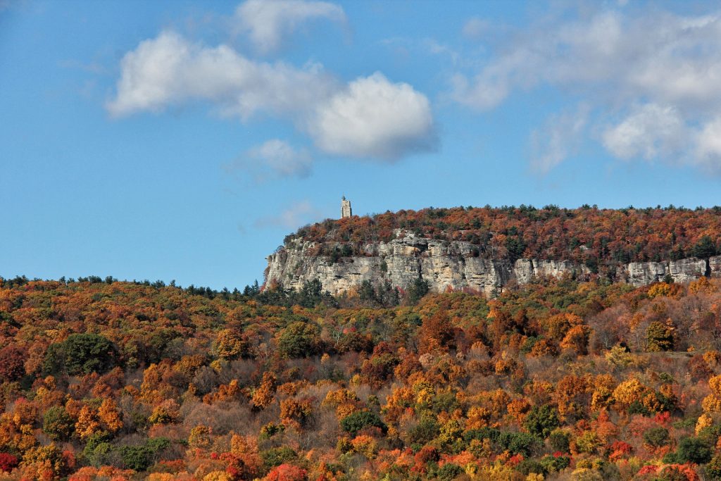 Mohonk Mountain in the fall