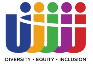 Diversity logo SUNY Ulster (multi-colored Us)