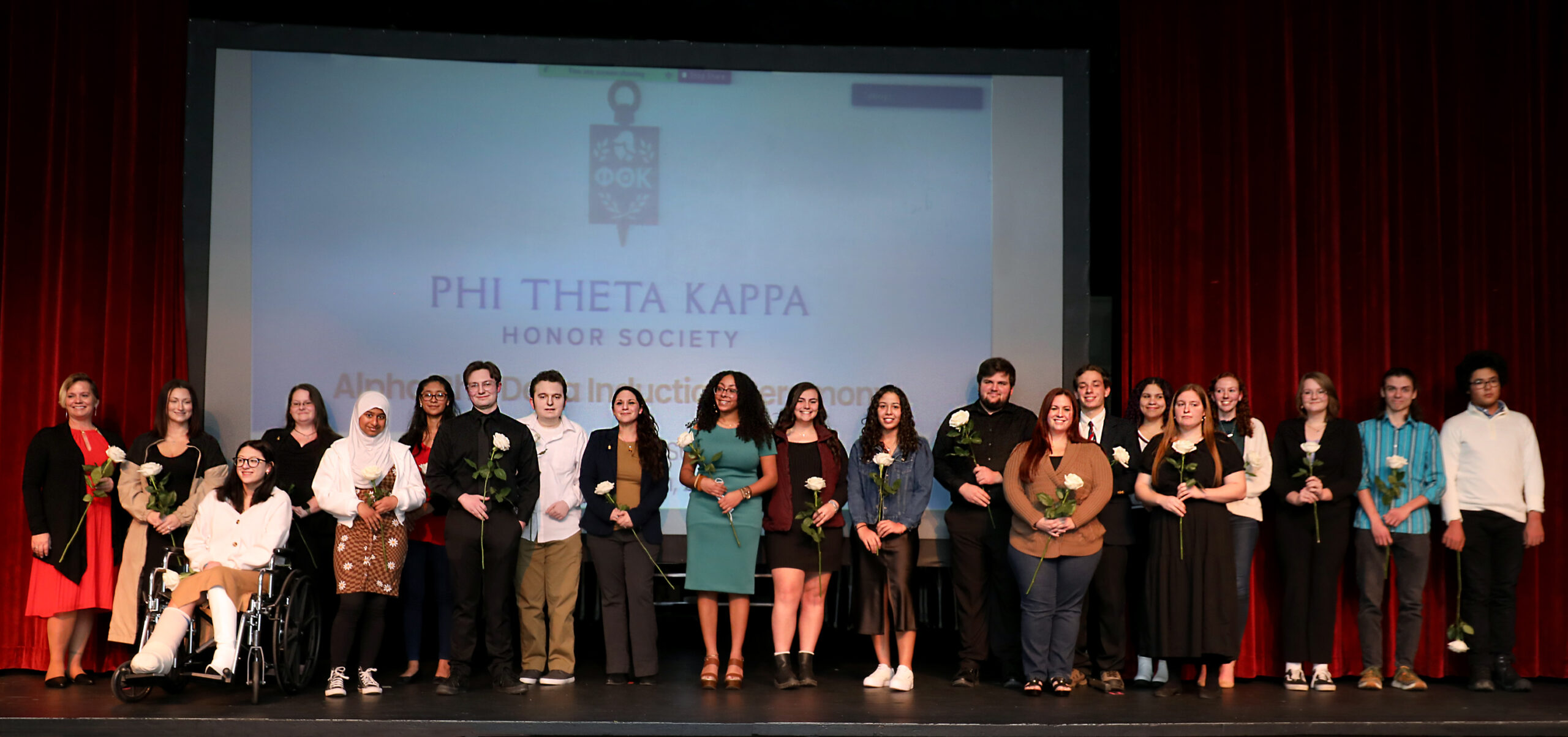 Phi Theta Kappa group photograph