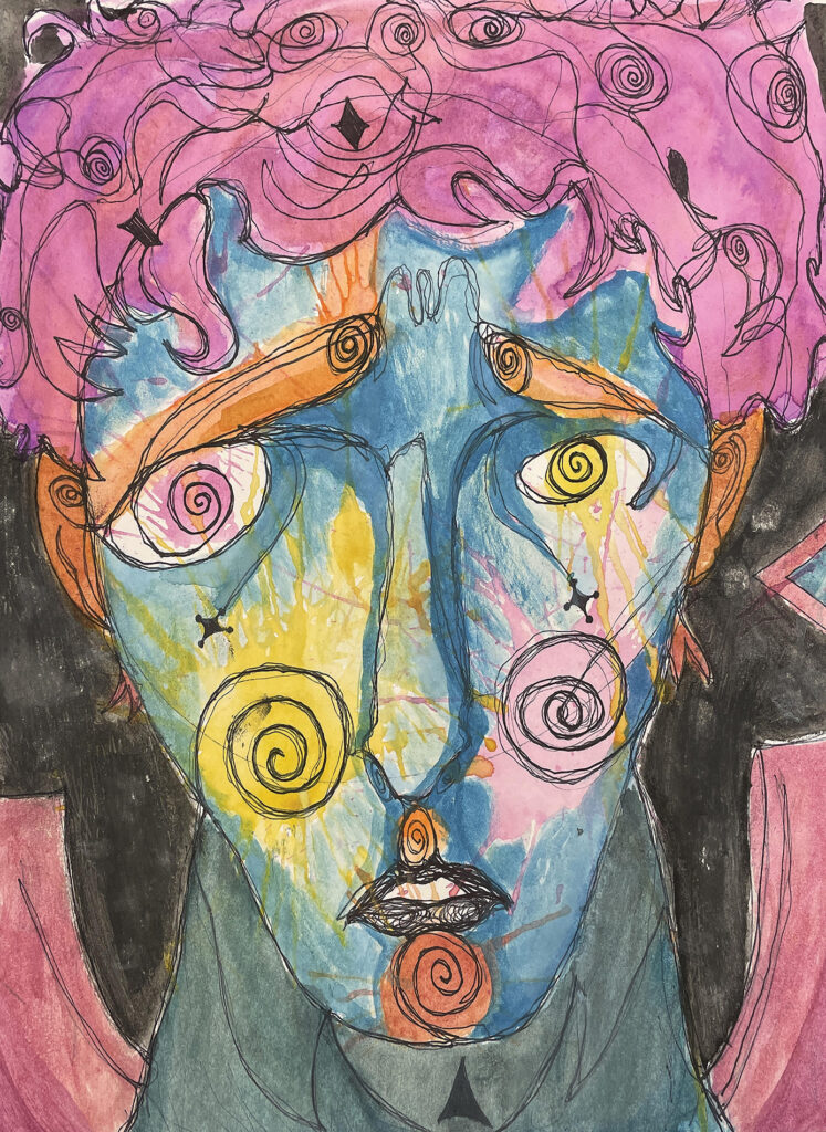 Self Portrait painting
