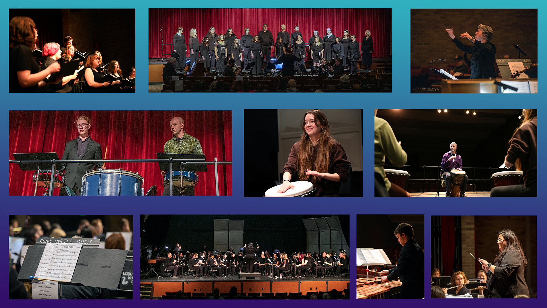 music concerts of different genres 