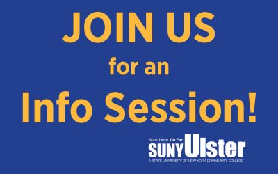 Text banner: join us for an Info sesion