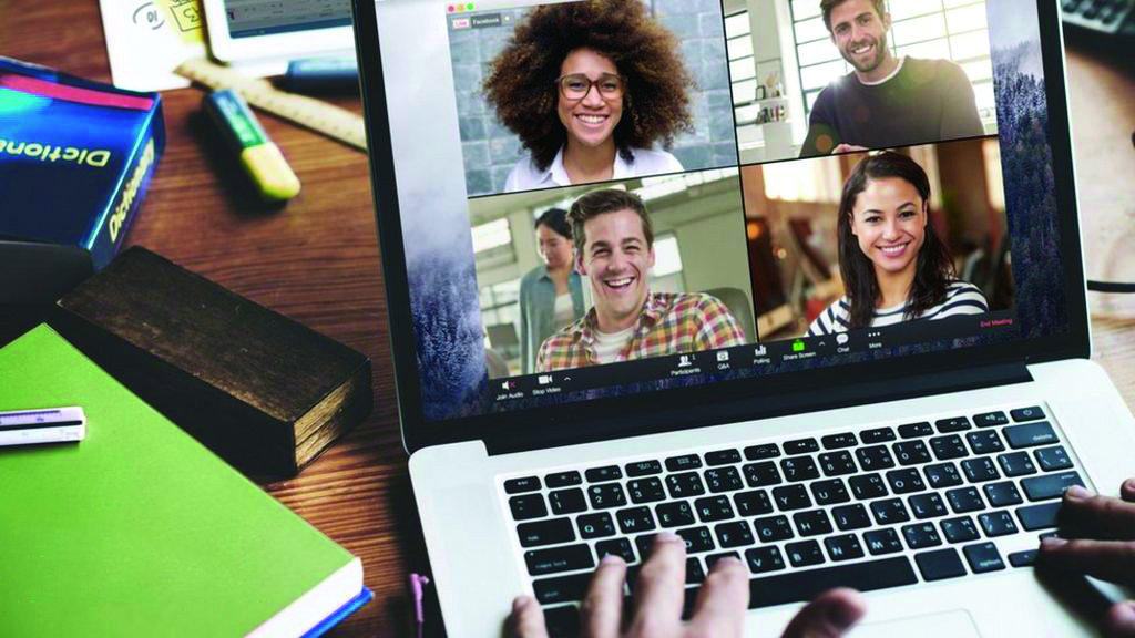 Students meet on Zoom