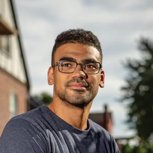 Portrait photograph of Gabriel Bump