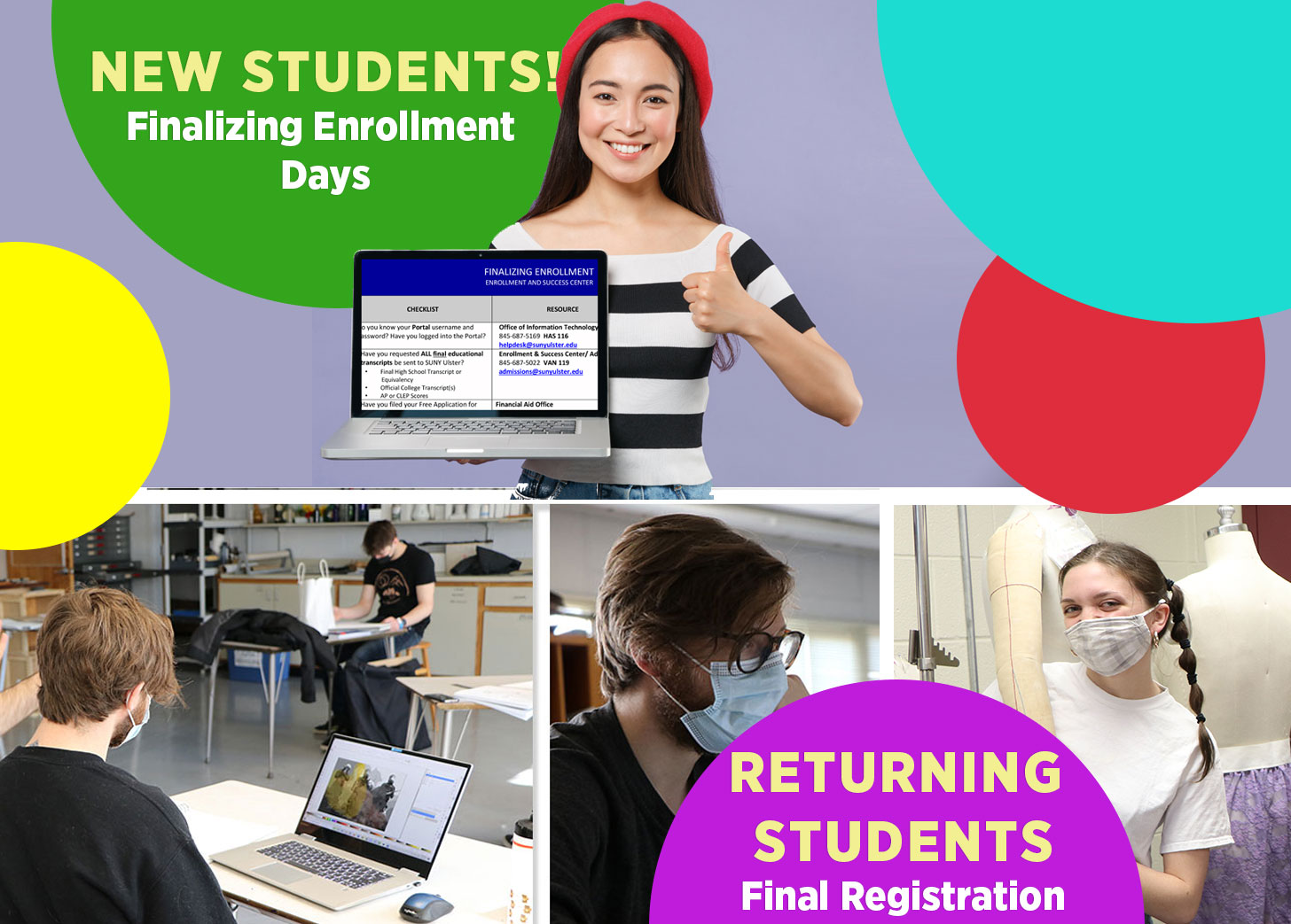 final reg and finalizing enrollment days flyer